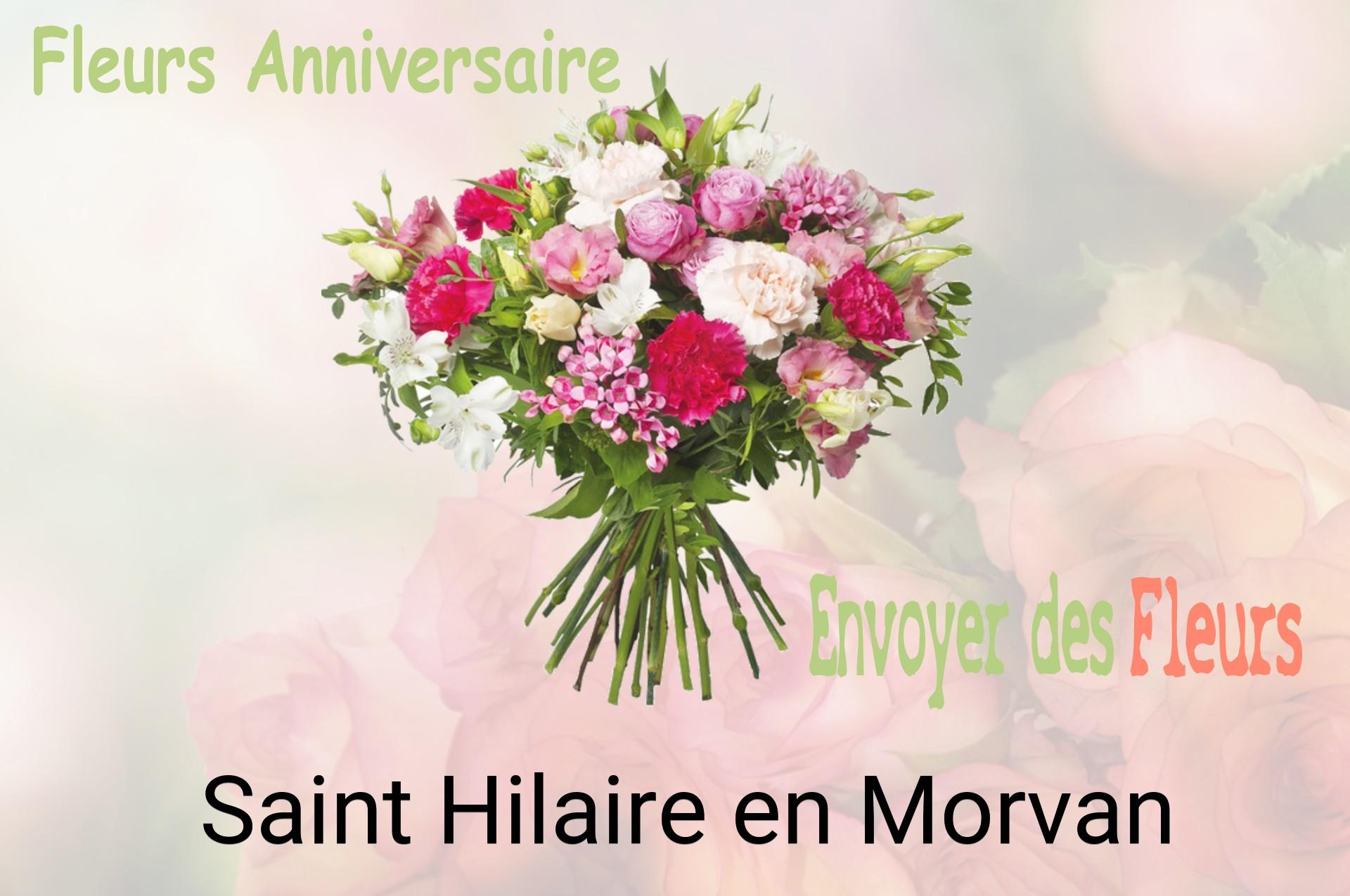 Bouquet de fleurs d’anniversaire livré à Saint-Hilaire-en-Morvan