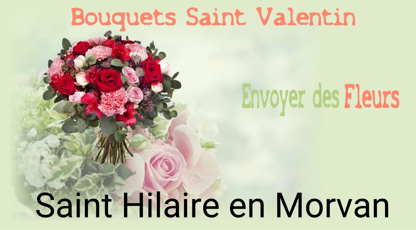 Roses de Saint-Valentin livrées à Saint-Hilaire-en-Morvan